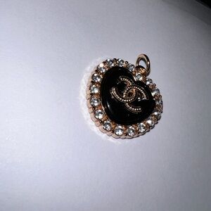 Black Chanel zipperpull pre owned